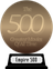 Empire's The 500 Greatest Movies of All Time (bronze) awarded at 14 January 2013