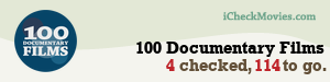 HyperWeather's iCheckMovies.com 100 Documentary Films widget